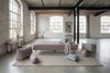 KAWOLA Sofa CANE Schlafsofa Daybed mit 2 Armlehnkissen Stoff lila 80 x 100 x 210 cm Bild 4