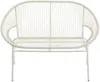 Vente-unique - ALIOS Gartensitzgruppe HarzGlas Weiß - B 52 cm50 cm82 cm x H 80 cm50 cm83,5 cm x L 115 cm50 cm72 cm Bild 2