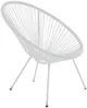 Vente-unique - ALIOS Gartensitzgruppe HarzGlas Weiß - B 52 cm50 cm82 cm x H 80 cm50 cm83,5 cm x L 115 cm50 cm72 cm Bild 5