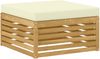 vidaXL Sofagarnituren 6 pcs Weiß und Creme Massivholz Akazie 3390910 Bild 3