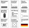 Soft Matratzenauflage- / Topper mit Bezug 90x200x5 cm Bild 3