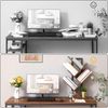 Hoobro Bücherregal, Baumform, Standregal Vintage schmal, 5 Ebenen CD-Regal für Wohnzimmer & Büro Bild 4