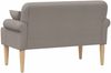 vidaXL Zweisitzer mit Knopfheftung Taupe 120 x 65 x 79 cm Stoff 42041815 Bild 5