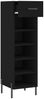 vidaXL Schuhschrank Schwarz 30x35x105 cm Holzwerkstoff 829685 Bild 5
