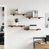 vidaXL Wandregale 4 Stk. Räuchereiche 60x30x1,5 cm Holzwerkstoff 838237 Bild 3
