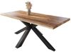 SAM® Esstisch Waves_Spider, Mangoholz, gedoppelte Tischplatte, Metallgestell Spider-Form, bis 3m Bild 5