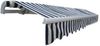 vidaXL Gelenkarmmarkise Motorisiert 400 cm Blau/Weiß 275553 Bild 2