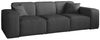 Sofa Designersofa CELES PREMIUM 3-Sitzer in Stoff Scala Anthrazit Bild 2