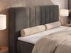 Boxspringbett INERO KING, 7 -Zonen-Multipocket-Matratze H3 und Topper T25, zwei Bettkästen, Doppelbett, Stauraum - 160x200 - Dunkelgrau Velvet Bild 5