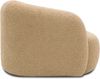 DOMO. collection Recamiere 700013, Liege mit Zierkissen, oval, Füße mit Filzgleitern, Chaiselongue, Sofa, Polstergarnitur, 183 x 105 x 75 (BxTxH), braun (taupe) Bild 4