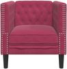 vidaXL Chesterfield-Sessel Weinrot Samt 372677 Bild 4