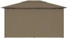 Gartenzelt, Partyzelt mit Vorhängen 4x3 m Taupe 180 g/m² Bild 5