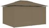 Gartenzelt, Partyzelt mit Vorhängen 4x3 m Taupe 180 g/m² Bild 4