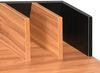 Schreibtisch, Spanplatte Schwarz/ Braun, 80 x 50 x 84 cm Bild 5