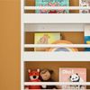 SoBuy KMB08-K-W Kinderregal, MDF, Lackiert, Weiß, 60 x 80 x 12 cm Bild 4