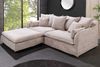 Gemütliches Hussensofa PARADISO 200cm Bouclé champagner beige Federkern Bild 4