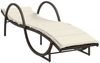 vidaXL Sonnenliegen 2 Stk. mit Auflagen Braun Poly Rattan 3277308 Bild 3