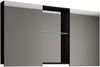 VCM Badmöbel Spiegelschrank Budasi 917490 Schwarz H. 59 x B. 112 cm T. 12 cm Bild 3