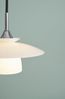 Halo Design No. 733644 Pendelleuchte Scandinavia Opal Chrom Ø 20cm Bild 3