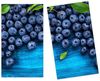 Primedeco Herd-Abdeckplatte Herdabdeckplatte Spritzschutz aus Glas Heidelbeeren auf Holz, Glas, (2 tlg) Bild 4