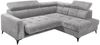 Ecksofa Bavaro elektronischer Sitztiefenverstellung und Breitcord-Bezug Ed Exciting Design Bild 3