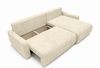 Kaiser Möbel Ecksofa mit Schlaffunktion für Wohnzimmer, Cordstoff Tilia, JAPANDI, Japandi-Stil, Abgerundete Form, Cordstoff mit hoher Abriebfestigkeit Bild 4