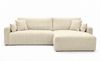 Kaiser Möbel Ecksofa mit Schlaffunktion für Wohnzimmer, Cordstoff Tilia, JAPANDI, Japandi-Stil, Abgerundete Form, Cordstoff mit hoher Abriebfestigkeit Bild 2
