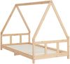vidaXL Kinderbett 90x190 cm Massivholz Kiefer 834462 Bild 3