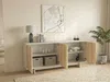 Vente-unique - ZEFYNA Sideboard Holz, Platte BeigeBeige - B 40 cm x H 78,8 cm x L 180 cm Bild 2