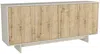 Vente-unique - ZEFYNA Sideboard Holz, Platte BeigeBeige - B 40 cm x H 78,8 cm x L 180 cm Bild 4
