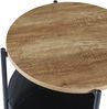 Beistelltisch Suonenjoki 59x47cm Schwarz / Walnussoptik [en. casa] Bild 3