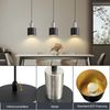 ZMH Hängelampe Esstisch Pendelleuchte E27 Schwarz - Hängeleuchte Retro Schlafzimmerlampe Nachttisch Höhenverstellbar Küchenlampe Hängend Esszimmerlampe Vintage Industrial Ohne Leuchtmittel Bild 4