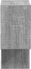 vidaXL Wandregal Wandhalterung Grau Sonoma 55 x 15 x 35 cm 8012113 Bild 4