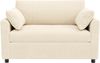 Schlafsofa 134/223x82x84 cm in Beige, Cord mit Schlaffunktion, Matratze, USB/USB-C und klappbarem Seitentisch Bild 4