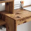 vidaXL Schreibtisch mit Regal Altholz 100 x 40 x 90 cm Holzwerkstoff 869320 Bild 4