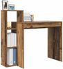 vidaXL Schreibtisch mit Regal Altholz 100 x 40 x 90 cm Holzwerkstoff 869320 Bild 3