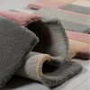 FLAIR RUGS Wollteppich Abstract Collage, rechteckig, Höhe: 11 mm, 100% Wolle, Karo Design, Patchwork, modern, mehrfarbig Bild 3