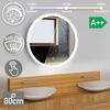 Aquamarin® LED Badspiegel mit Touch - Beschlagfrei, Dimmbar, Energiesparend, 3000-7000K, Ø80 cm Bild 2