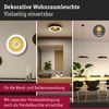 Paulmann 71180 LED Deckenleuchte Volea 40cm 3000K dimmbar Schwarz Gold IP44 Bild 2