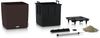 LECHUZA Pflanzgefäß CUBE Cottage 40 ALL-IN-ONE Mokka 442086 Bild 3
