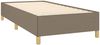 Boxspringbett mit Matratze Stoff Taupe 80x200 cm, Härtegrad: H2 [3128641] Bild 4