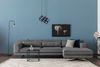 Ecksofa, 'Jivago', 78 x 198 x 308, Grau Bild 3