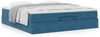 vidaXL Ottoman-Bett mit Matratze Dunkelblau 160x200 cm Samt 3311199 Bild 4