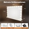 ZMH Schminkspiegel mit LED-Beleuchtung 80cm und Bluetooth weiß 18 LED Großer (1*Schminkspiegel mit Beleuchtung), Schminktischspiegel Licht Musik Vanity Mirror 3 Modi Bild 2