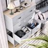 YITAHOME Kommode mit 8 Schubladen aus Stoff Hellgrau - Schlafzimmer Aufbewahrung Bild 4