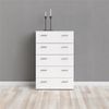 Home affaire Sideboard Space Kommode, Aufbewahrung, Schubladenschrank, 5 Schubladen, viel Stauraum, Breite 74 cm, Höhe 115 cm Bild 2