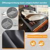 Flieks Polsterbett, Hydraulisches Doppelbett 140x200 cm mit LED-Beleuchtung & USB-Aufladen Bild 4