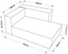Sofa-Modul Suldal Longchair Cord Beige [en. casa] Bild 2