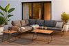 Monaco Ecklounge, Polyrattan, grau, für 6 Personen Bild 2
