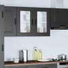vidaXL Küchen-Hängeschrank mit Glastür Kalmar Schwarz Holzwerkstoff 853608 Bild 4